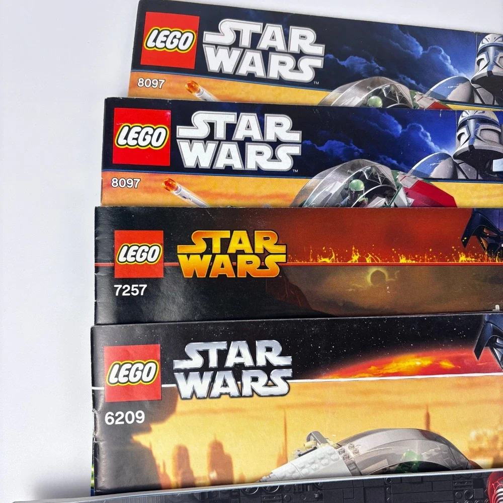 Lego Star Wars Lot of 20 Instruction Manuals Books 6209 7257 8097 75100 READ/SEE